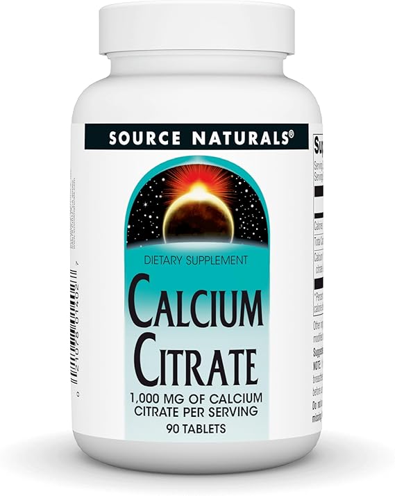 SOURCE NATURALS CALCIUM CITRATE 333MG 90 TABLETS