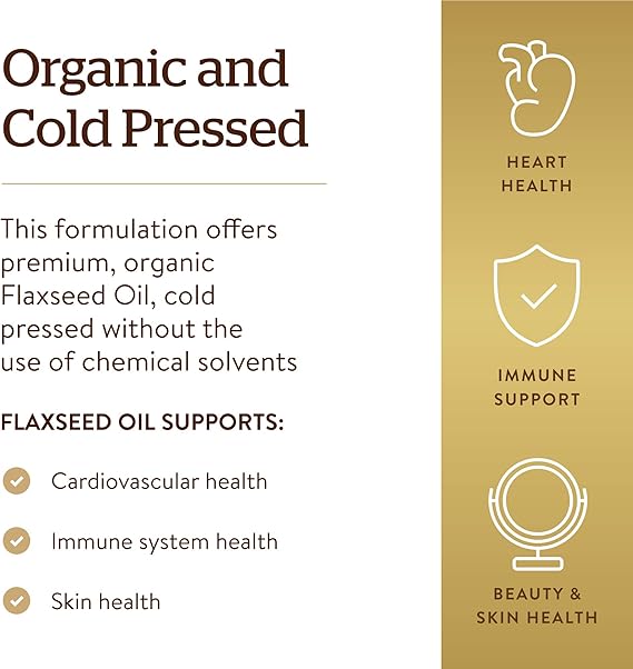 Solgar Flaxseed Oil 1250 mg Softgels 100softgel