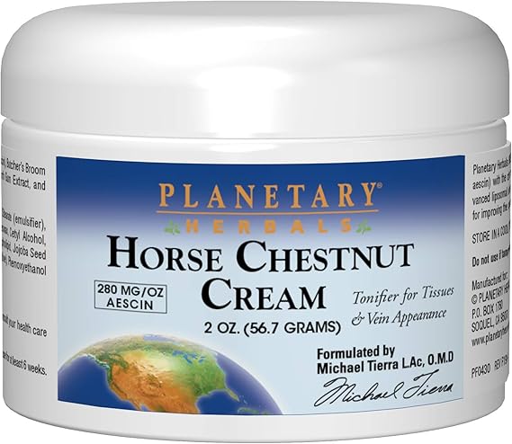 PLANETARY HERBALS HORSE CHESTNUT CREAM 2OZ