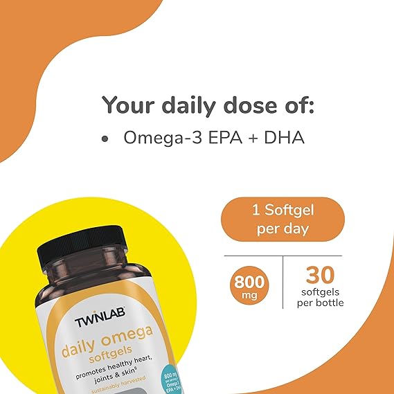 TwinLab Daily Omega 30 Soft Gels