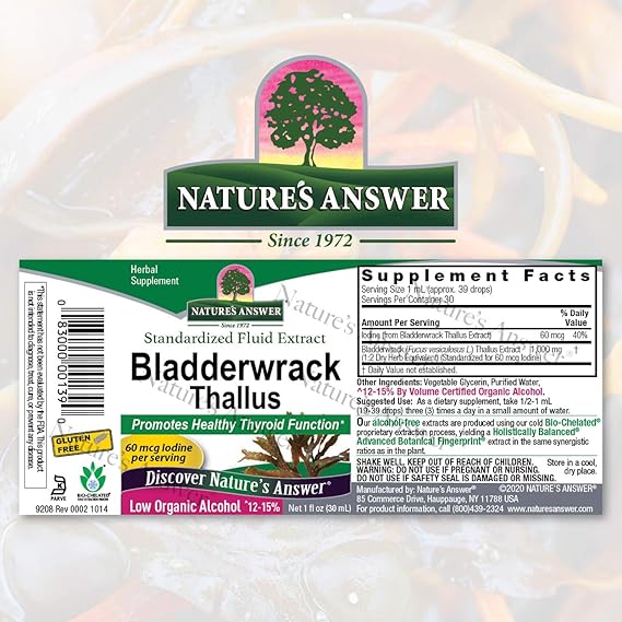 NATURE'S ANSWER BLADDERWRACK 1OZ