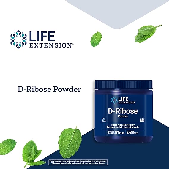 Life Extension D-Ribose Powder 150 g