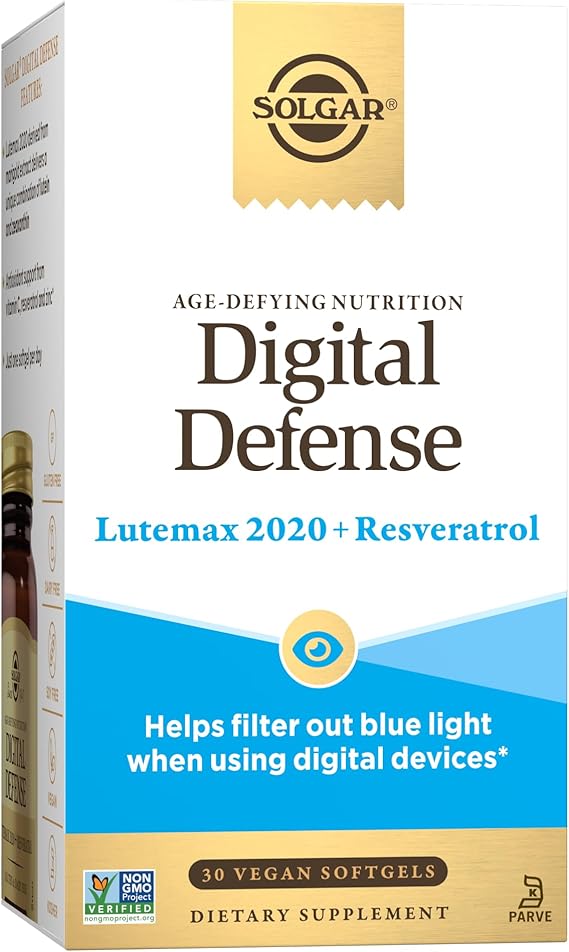 Solgar Digital Defense Lutemax 2020 + Resveratrol