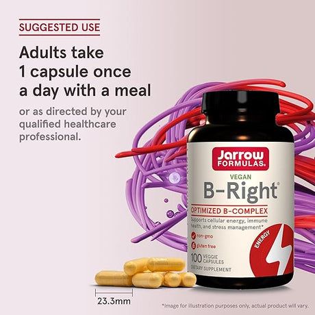 JARROW Vegan B-Right Optimized B-Complex