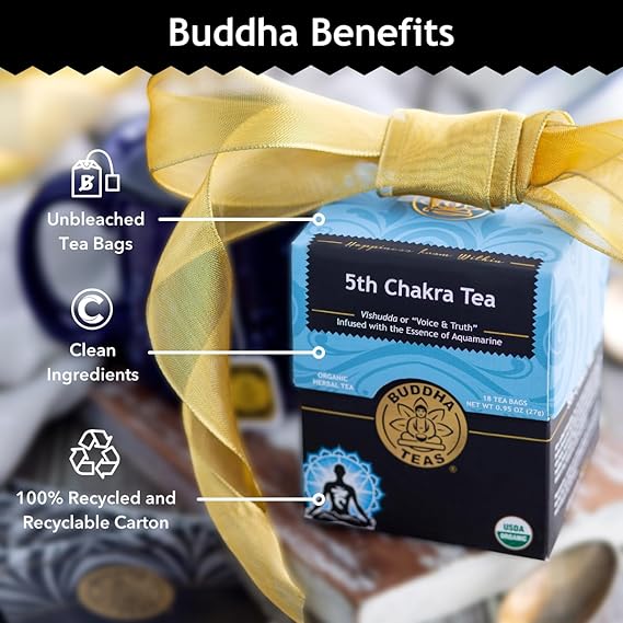 BUDDHA TEAS Organic 5th Chakra Tea 18 BAG