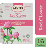 ALVITA TEAS Red Clover Flower Herbal Tea Supplement 16 BAG