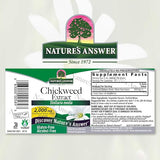 NATURE'S ANSWER ALC FREE CHICKWEED 1OZ