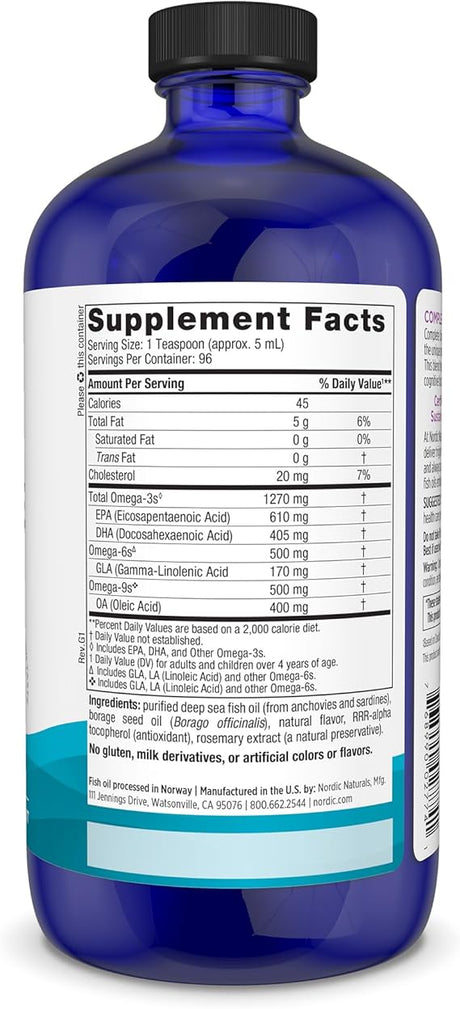 Complete Omega 1270 mg 16 fl oz