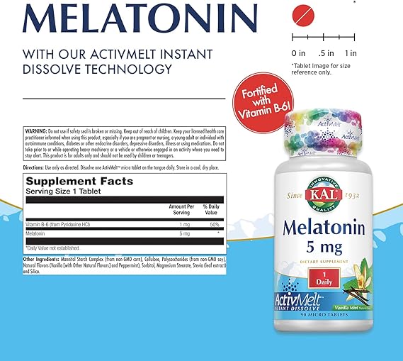 Kal Melatonin 5 mg