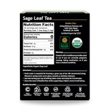 BUDDHA TEAS Organic Sage Leaf Tea 18 BAG