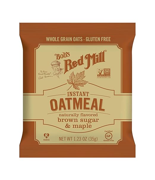 BOB`S RED MILL Brown Sugar Maple, Packets, Gluten Free 9.88 OZ