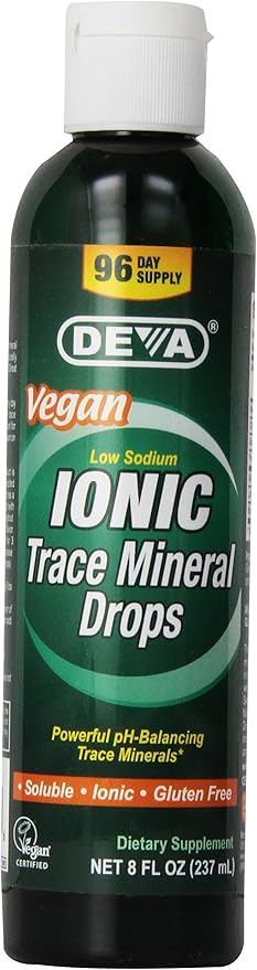 DEVA VEGAN TRACE MINERAL DROPS 8OZ