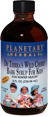 PLANETARY HERBALS DR. TIERRA'S WILD CHERRY BARK SYRUP F/KIDS 8OZ