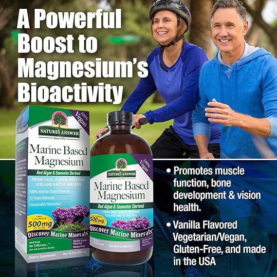 NATURE'S ANSWER MARINE BASED MAGNESIUM LIQUID 16OZ