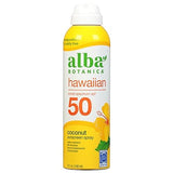 Alba Botanica Hawaiian Broad Spectrum SPF 50 Hawaiian Coconut Sunscreen Spray 5 fl oz