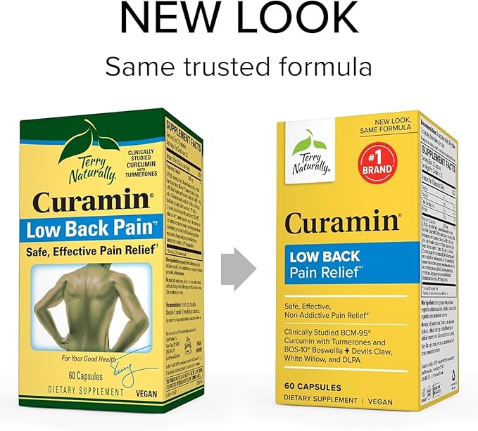 Terry Naturally Curamin Low Back Pain 60 Capsules