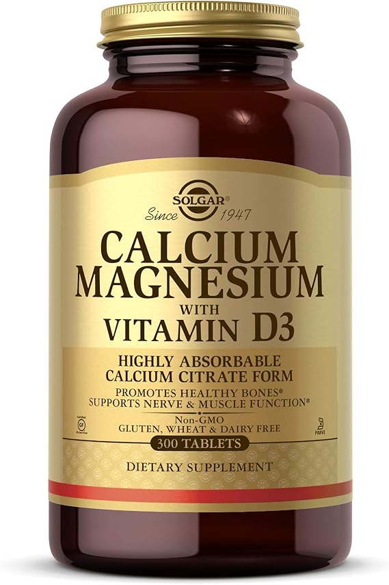 Solgar Calcium Magnesium with Vitamin D3 Tablets 300tablet