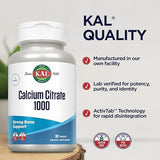 Kal Calcium Citrate 1000 90CT  Tablet