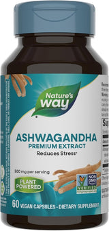 Ashwagandha Premium Extract 60 Vegan Capsules