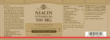 Solgar Niacin (Vitamin B3) 500 mg Vegetable Capsules 100V cap