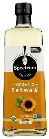 SPECTRUM NATURALS Sunflower, Refined, High Heat 32 OZ