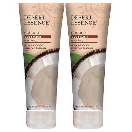 Desert Essence COCONUT BODY WASH 8 Liquid