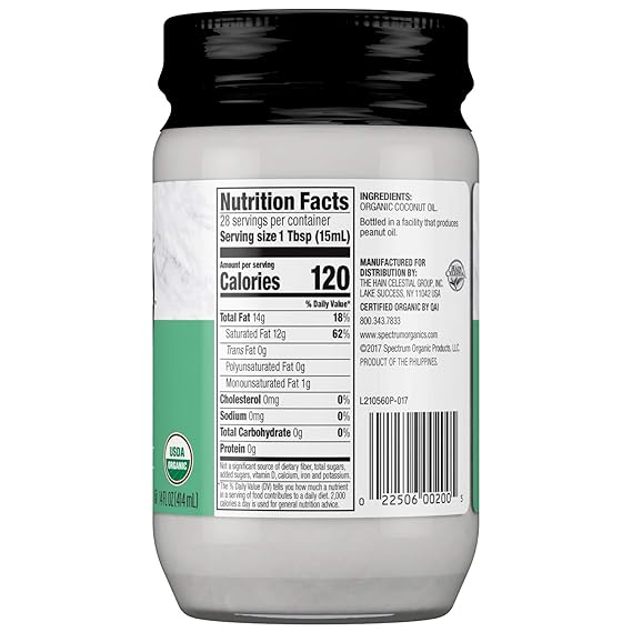 SPECTRUM NATURALS Coconut Oil, Refined 14 OZ