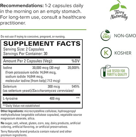 Thyroid Care Plus with Selenium Metabolic Function 60 Caps