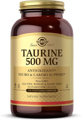 Solgar Taurine 500 mg Vegetable Capsules 250V cap