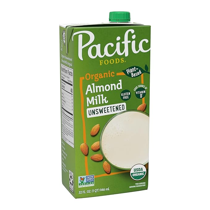 PACIFIC FOODS Almond, Original, Unsweetened 32 OZ