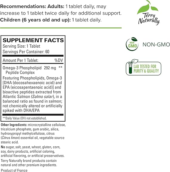 Vectomega Salmon Omega EPA/DHA 60 Tablets