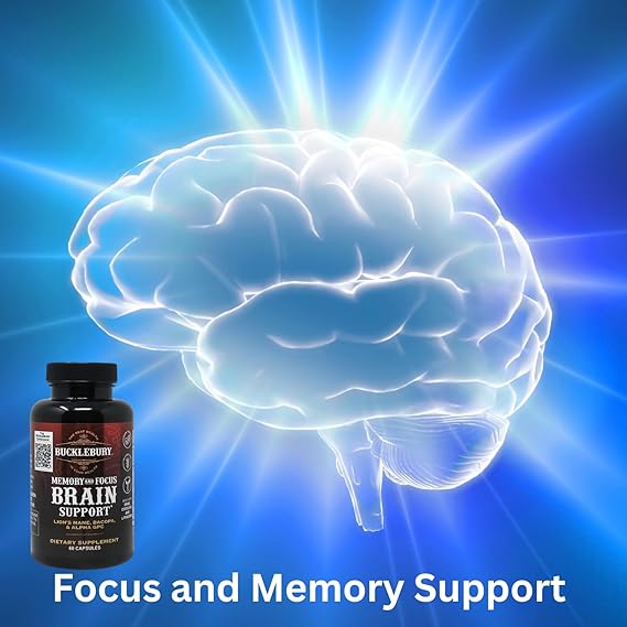 BUCKLEBURY MEMORY AND FOCUS BRAIN SUPPORT 60CAP