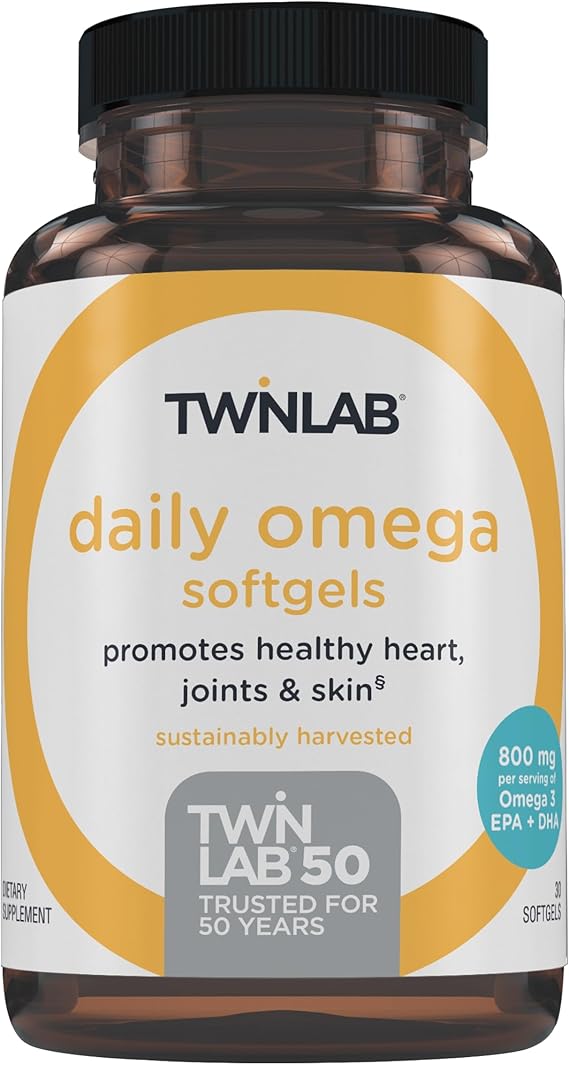 TwinLab Daily Omega 30 Soft Gels