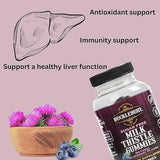 Milk Thistle Gummies Sugar-Free Blueberry Flavor