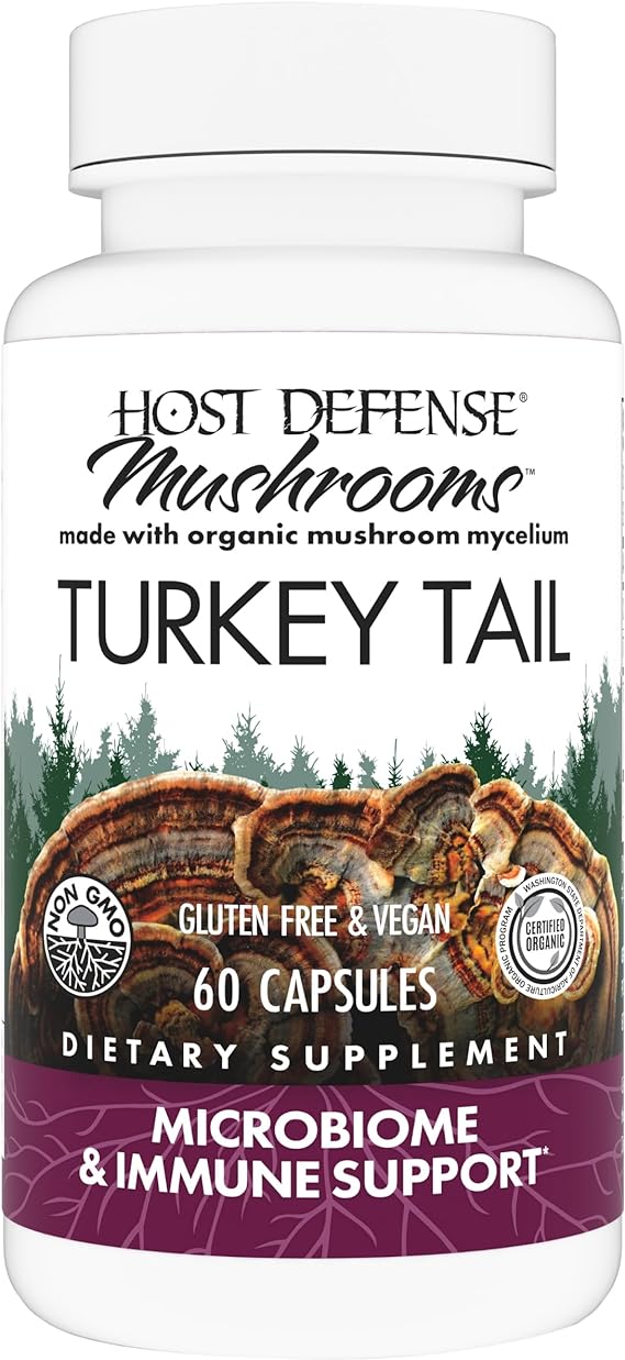 Host Defense Turkey Tail 60 count