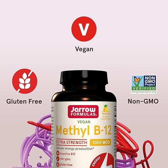 Vegan Methyl B-12 1000 mcg Lemon Flavor