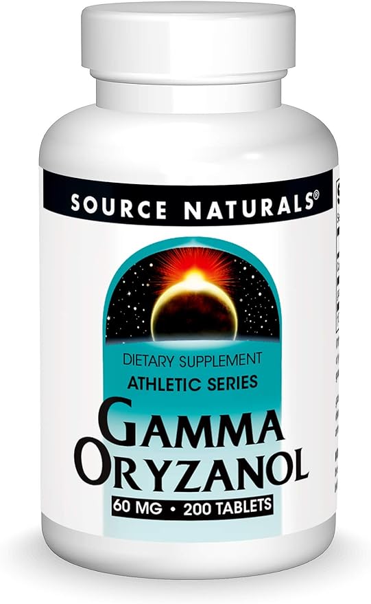 SOURCE NATURALS GAMMA ORYZANOL 60MG 200T