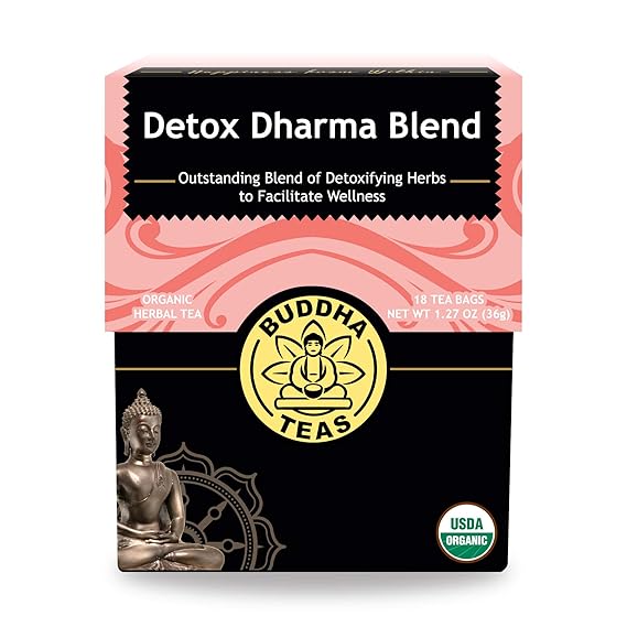 BUDDHA TEAS Organic Detox Dharma Blend 18 BAG