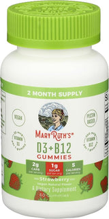 Mary Ruth's Vitamin D3 + B12 Gummies