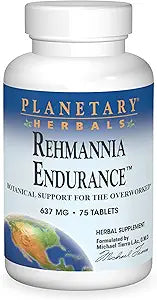 PLANETARY HERBALS REHMANNIA ENDURANCE 637 MG 75 TABS