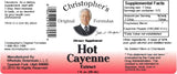 CHRISTOPHER'S ORIGINAL FORMULAS CLEANSE CAYENNE EXT 40K HU2OZ