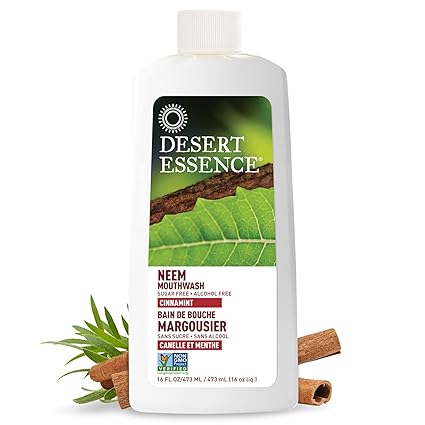 Desert Essence NEEM CINNAMINT MOUTHWASH 16 Liquid