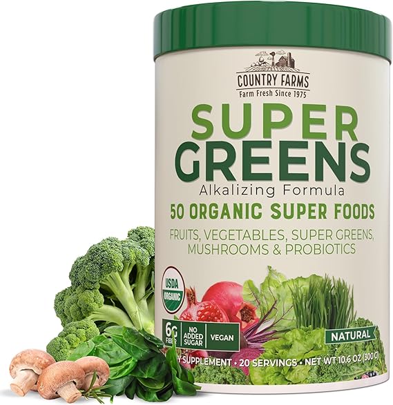 SUPER GREENS 50 ORGANIC SUPER FOODS