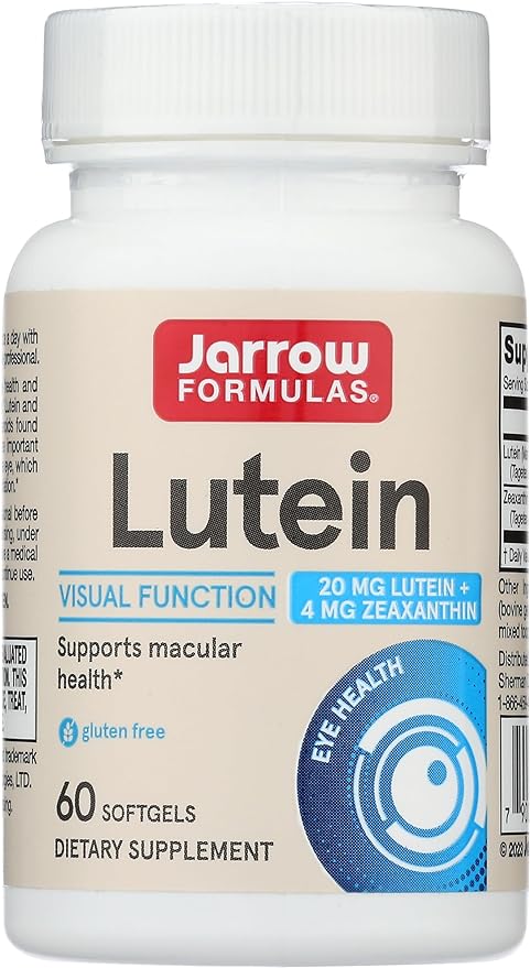 Lutein 20 mg Zeaxanthin 4 mg 60 Soft Gels