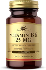 Solgar Vitamin B6 25 mg Tablets 100tablet