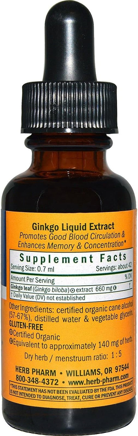 Herb Pharm GINKGO EXTRACT 1 oz