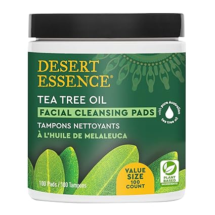 Desert Essence TEA TREE CLEANSING PADS 100 Pak