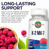 Kal K-2 MK-7 Raspberry 60CT  Lozenge