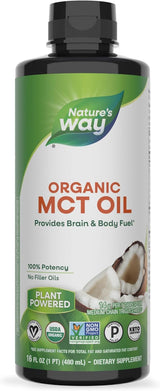 Nature's Way Organic MCT Oil 100% Potency