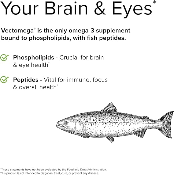 Vectomega Salmon Omega EPA/DHA 60 Tablets